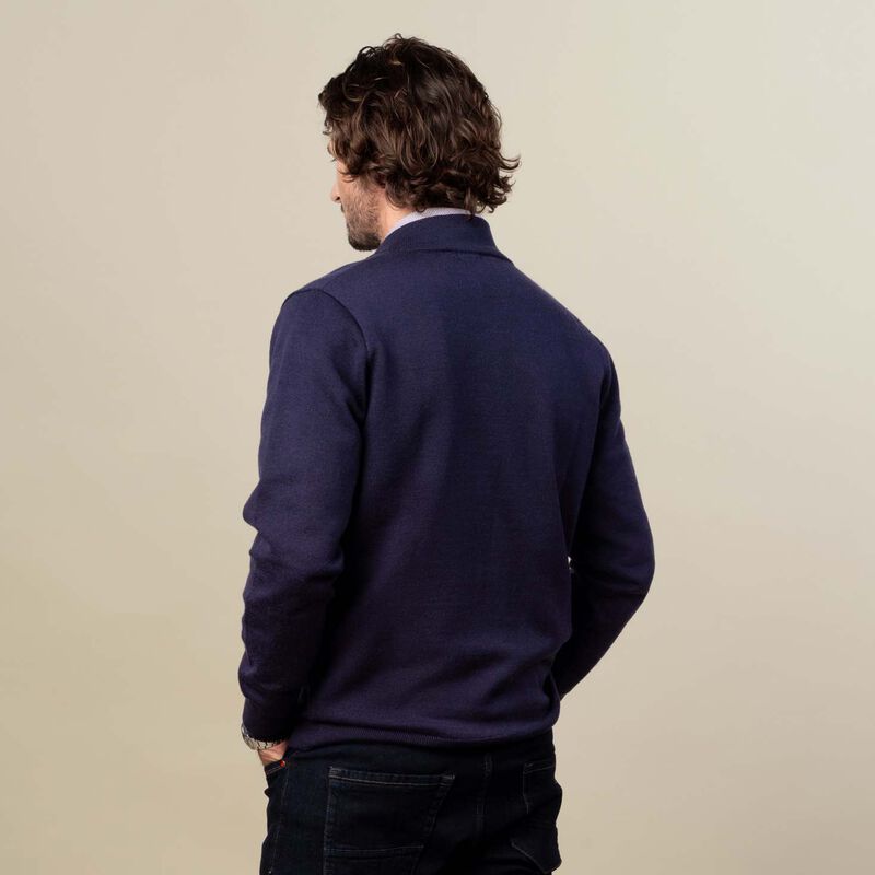 Rembrandt Mataura Indigo Blue 1/4 Zip Jersey image number 1